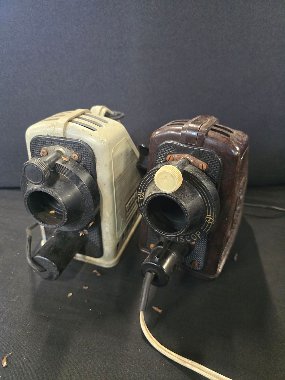Lot 623: Two Vintage Vistarama and DUX  Episcope Projectors.with working bulb Tested Works