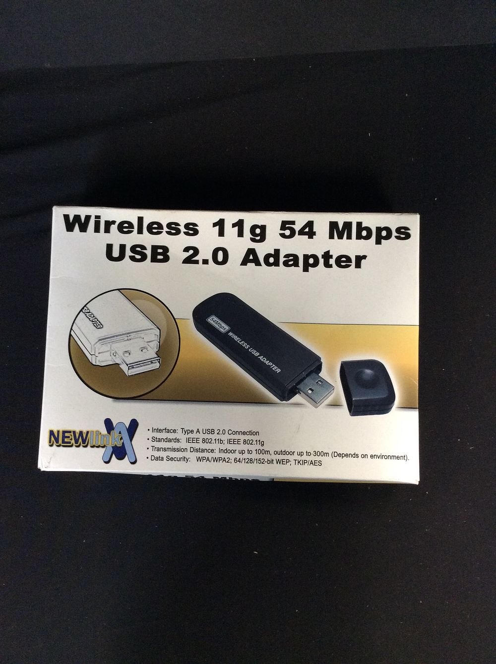 Lot 639: Boxed New Link Wireless 11g 54 mbps USB...