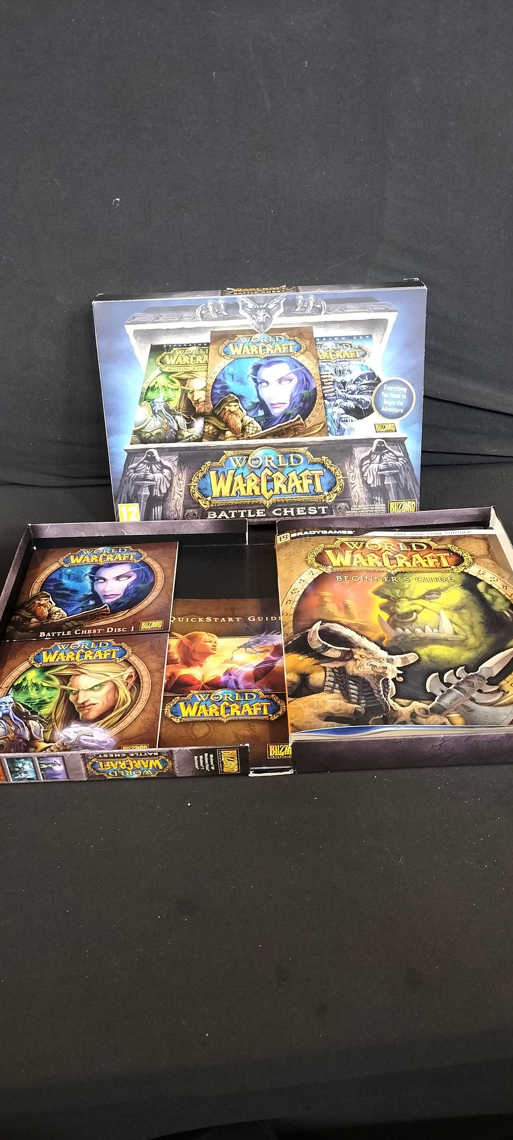 Lot 646: World of War Craft Battle Chest Containing Two...