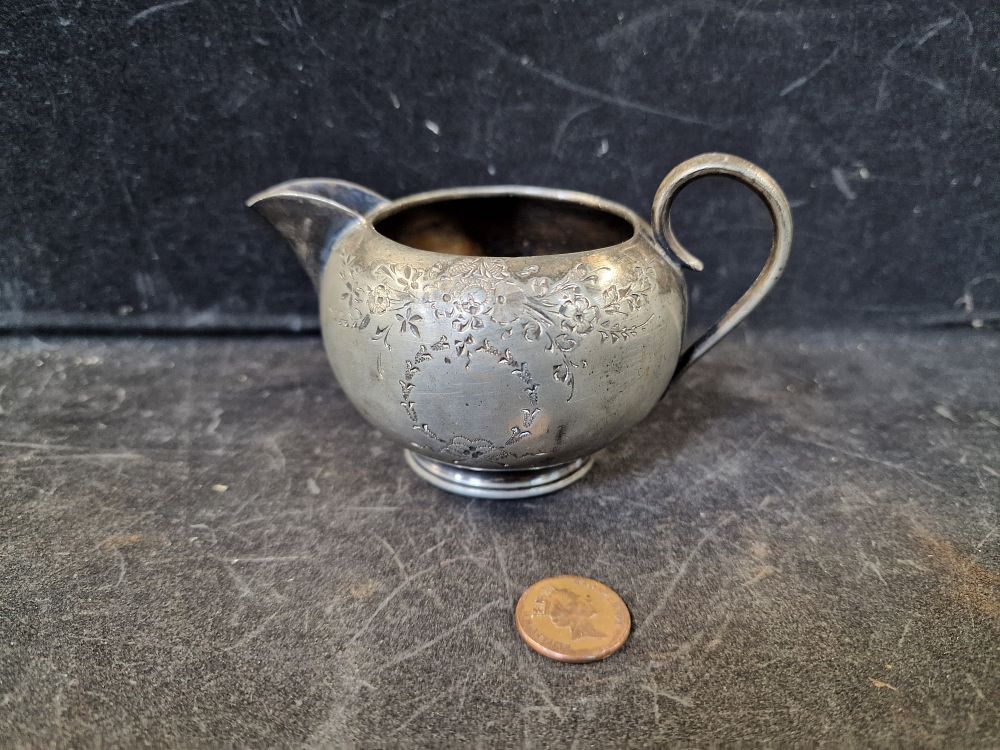 Lot 665: Vintage Mappin and Webb Silver Plated Jug