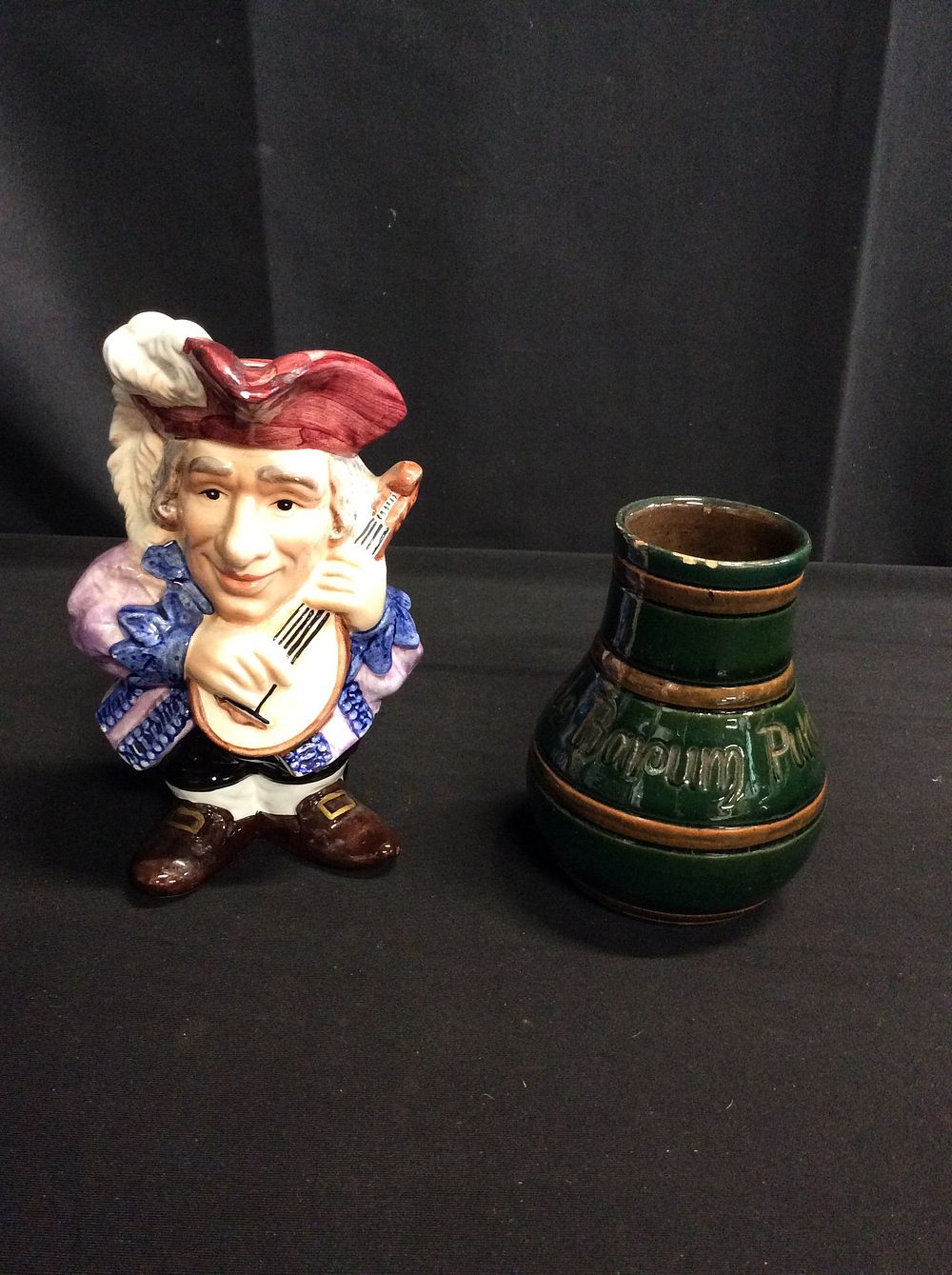 Lot 669: Musician Character Jug /Creamer Jug and a Lauder...