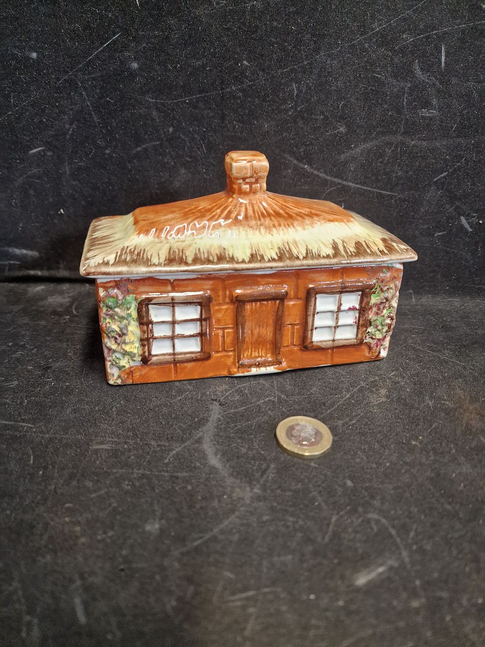 Lot 675: vintage Price & Kensington Cottage Ware butter dish