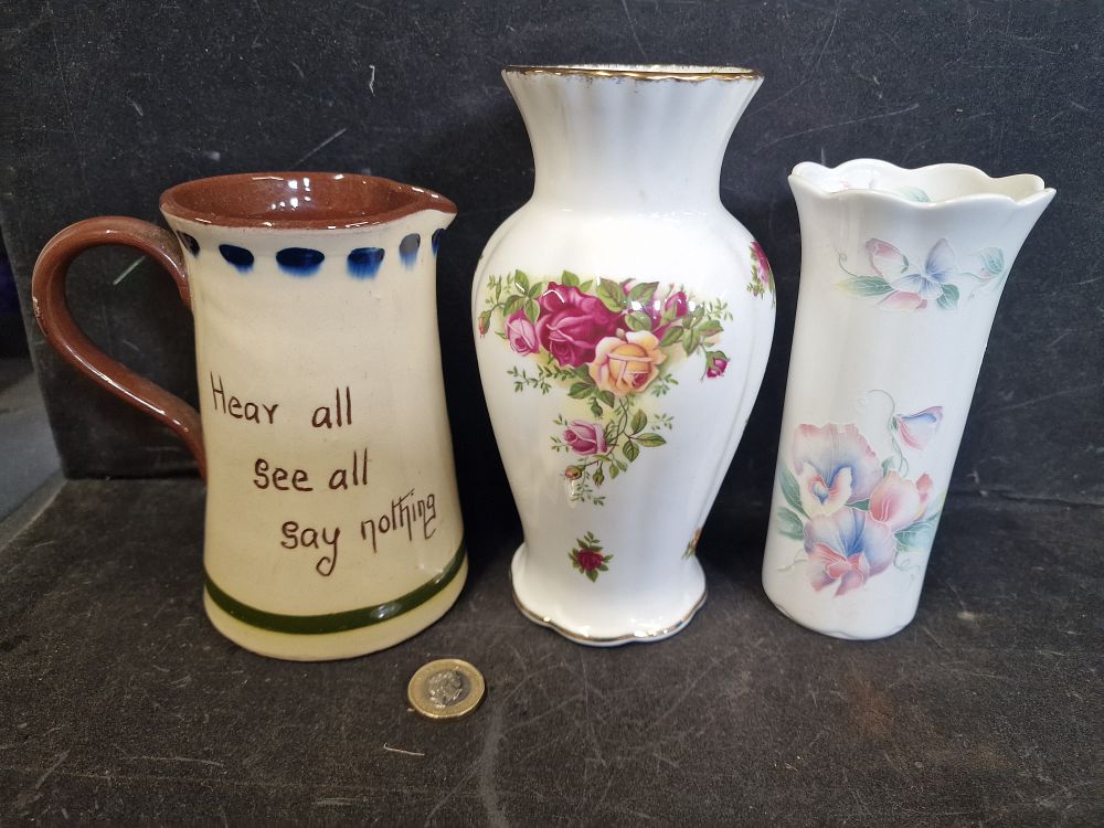 Lot 698: Selection of Ceramic Items inc Aynsley and Royal Albert