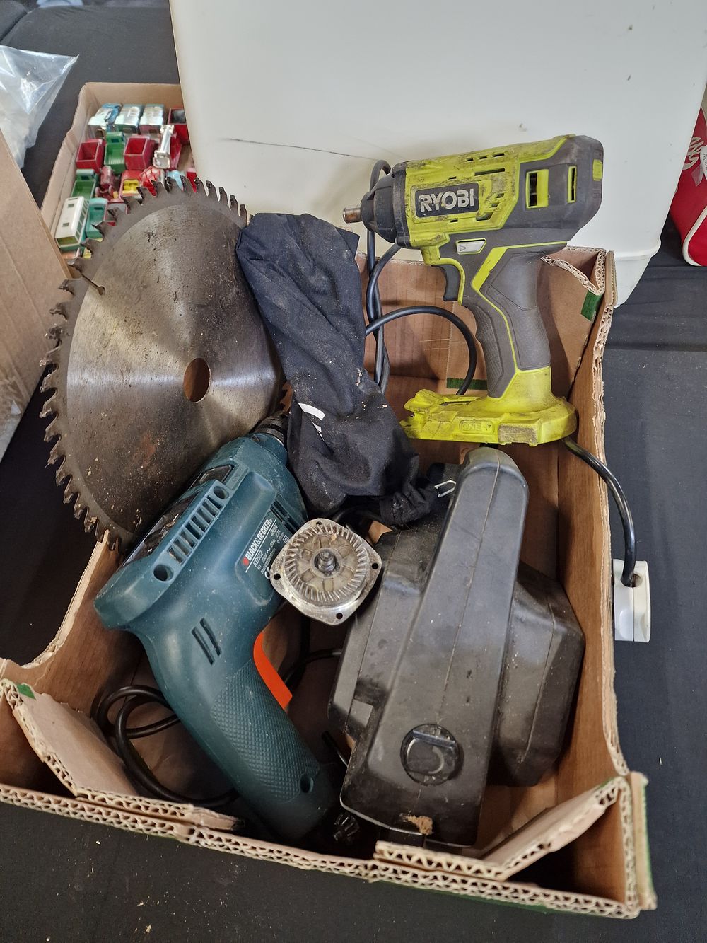 Lot 703: Selection of Power Tools and Accessories