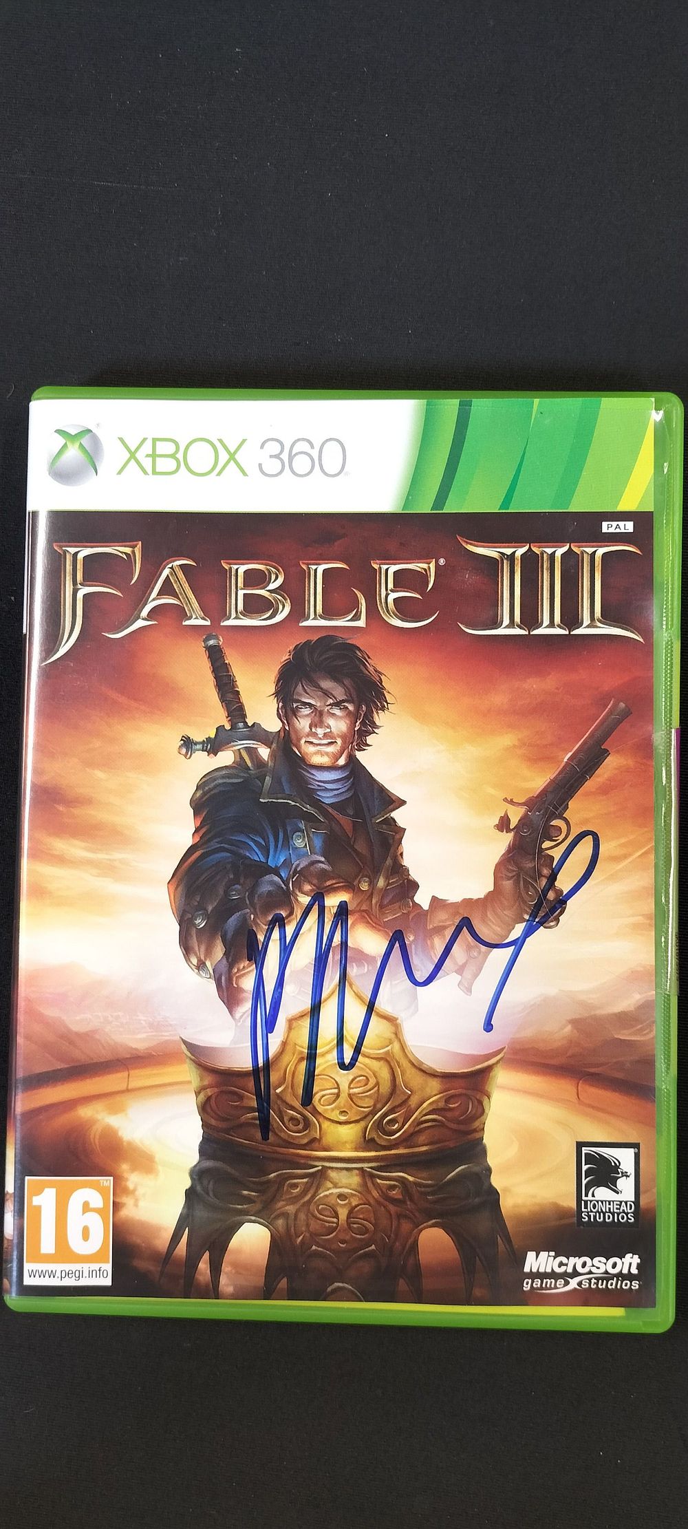 Lot 160: Sealed Collector's Edition of Fable III.Signed By Peter...
