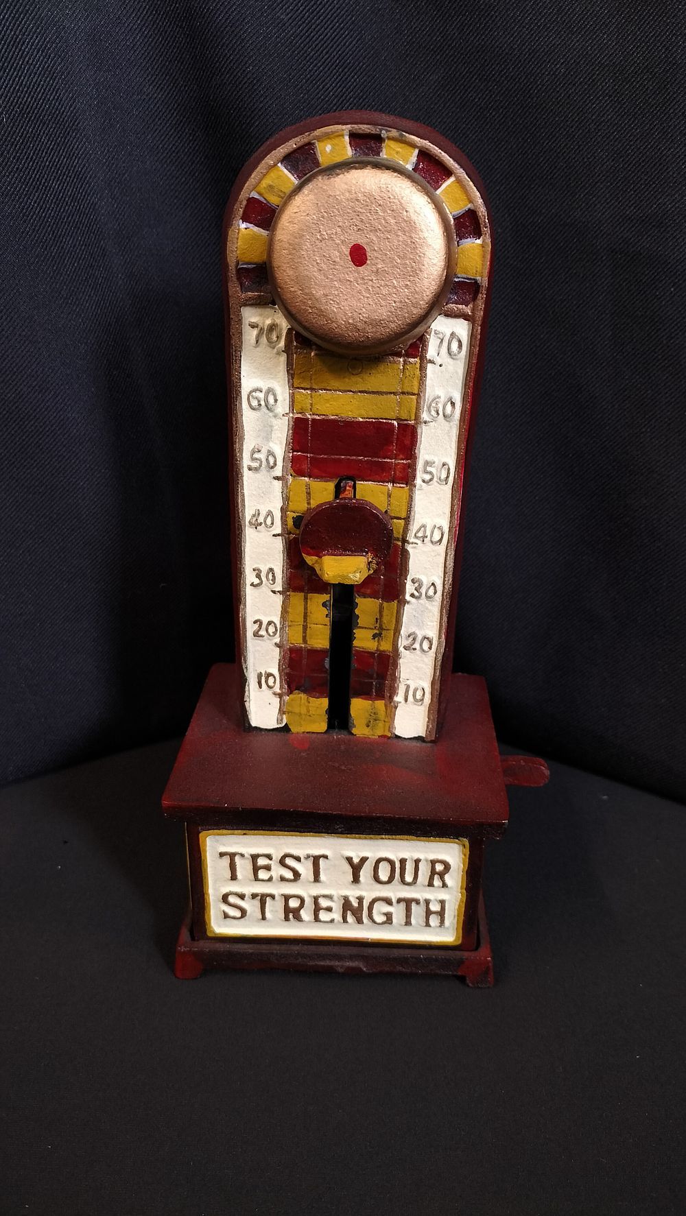 Lot 167: Vintage Test Your Strength Mechanical Money Bank