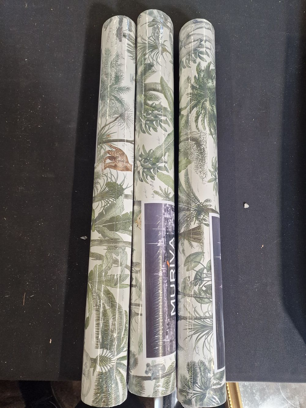 Lot 737: x3 Rolls Muriva Heavyweight Wallpaper Pattern 176501 Safari Multi