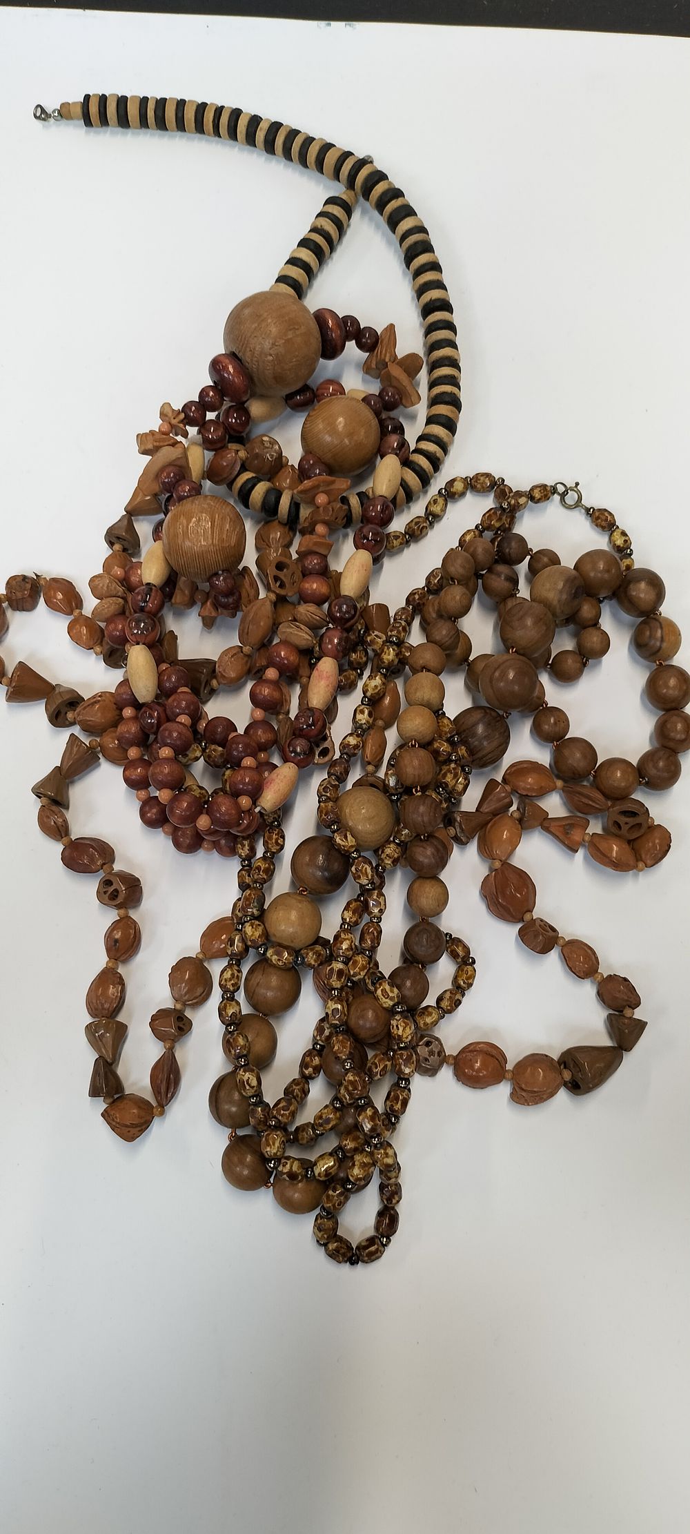 Lot 209: Selection of Various Wooden Necklaces