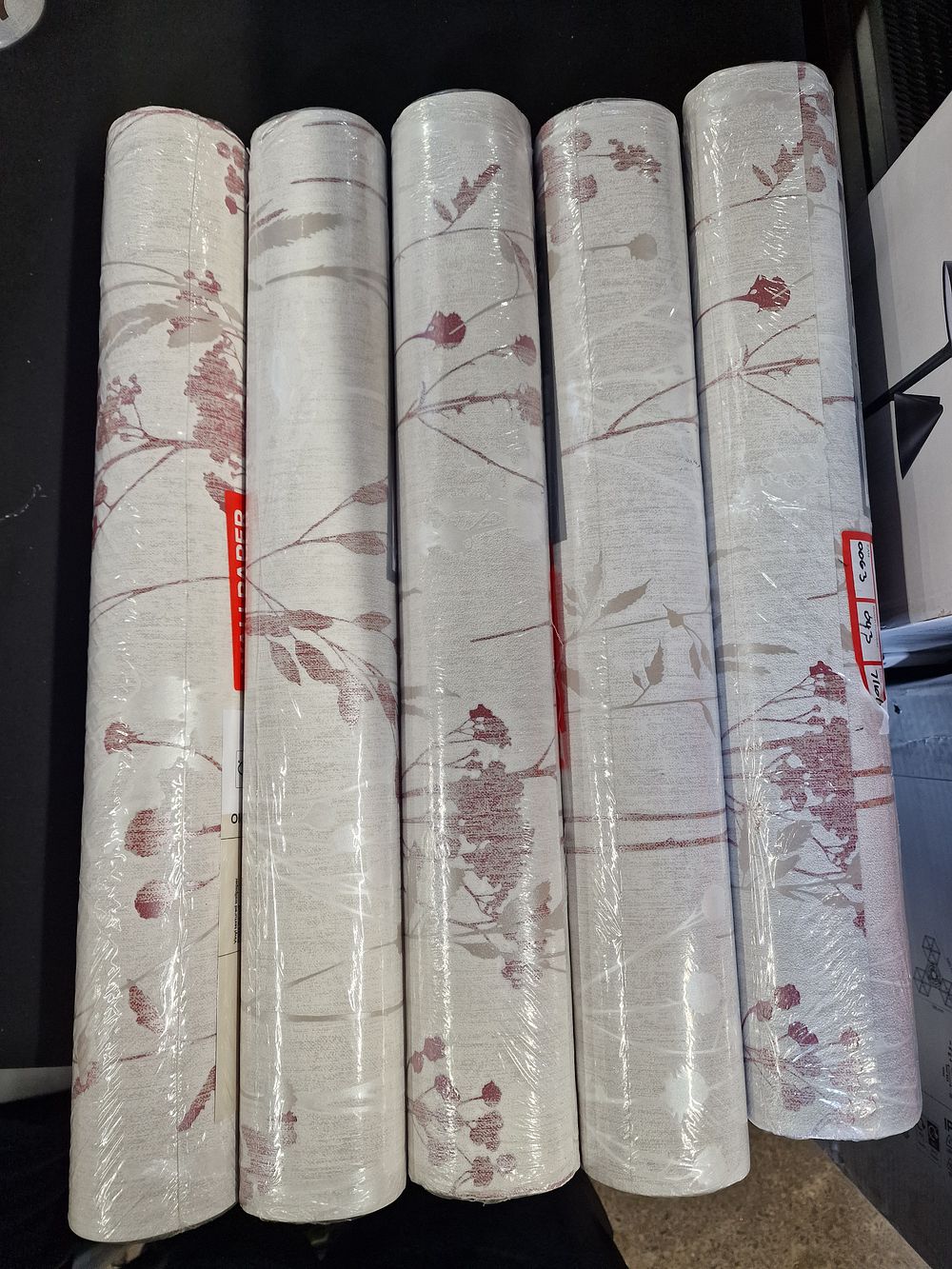 Lot 768: x5 Rolls GoodHome Vinyl Textured Wallpaper Pio Design