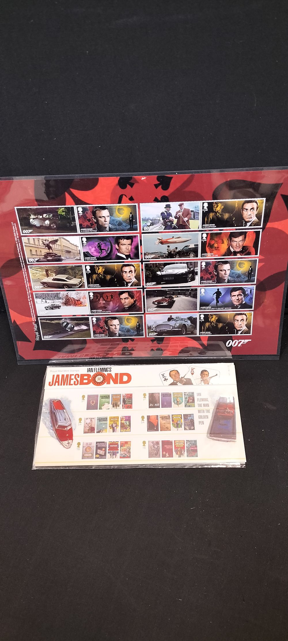 Lot 223: James Bond First Day Stamp Covers 