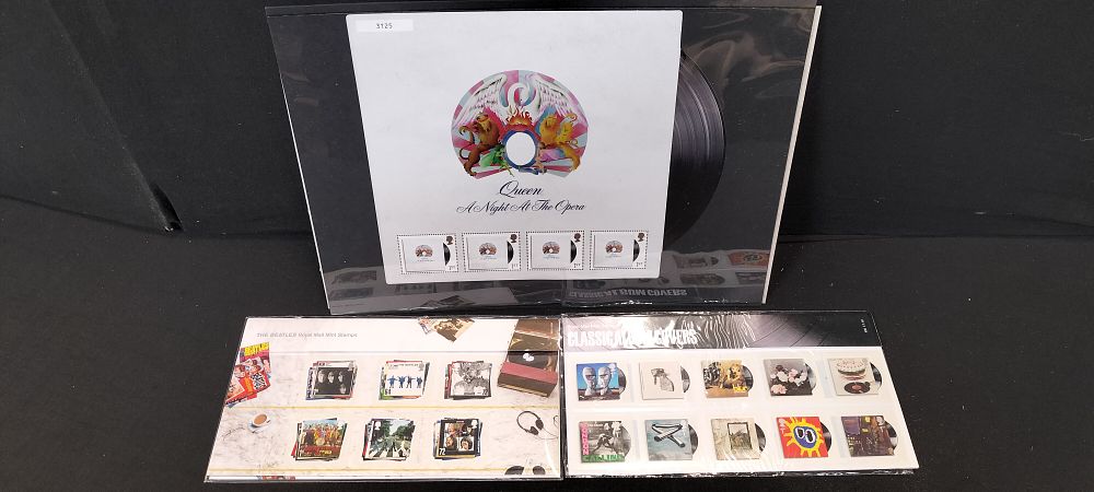 Lot 224: Music Related First Day Stamp Covers. Beatles, Queen...