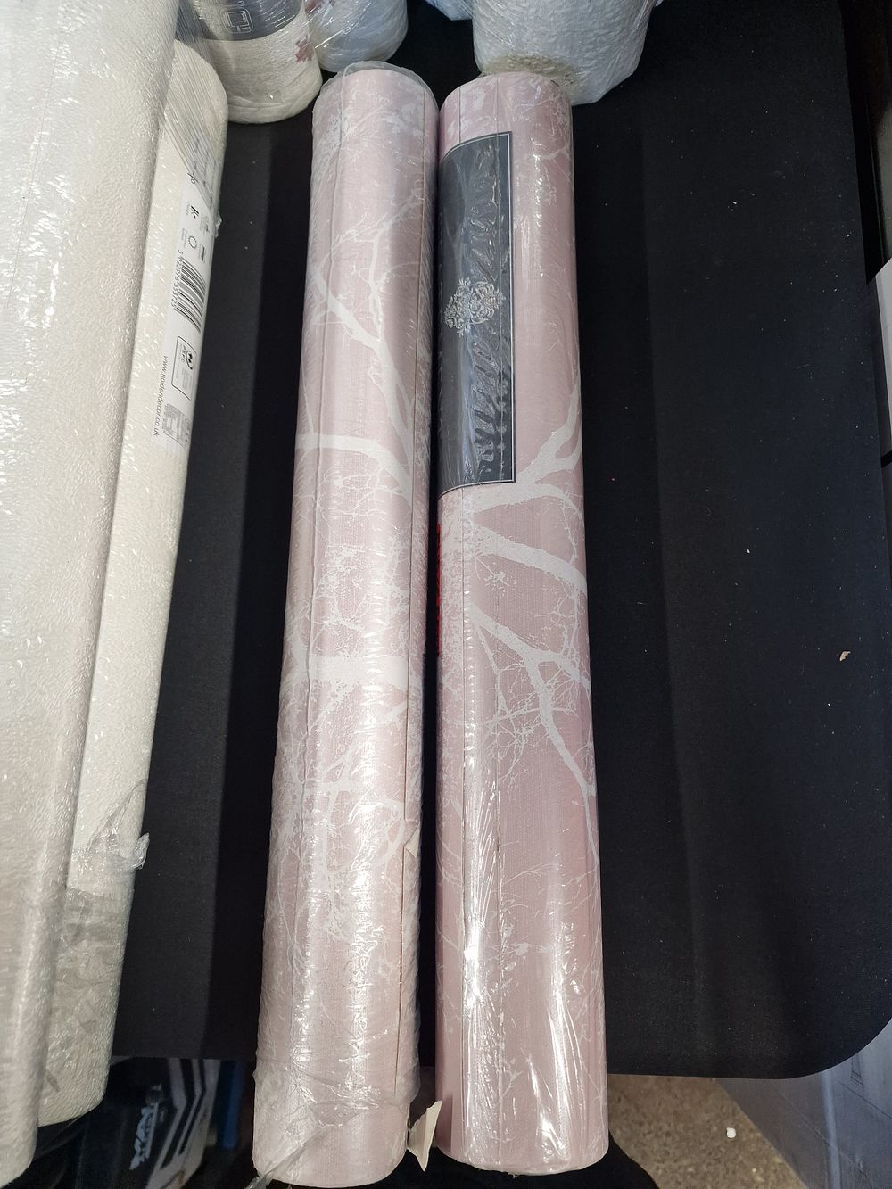 Lot 771: x2 Rolls Statement Opulent Wallcoverings by Holden Pattern 65400 Whispering Trees Dusky Pink