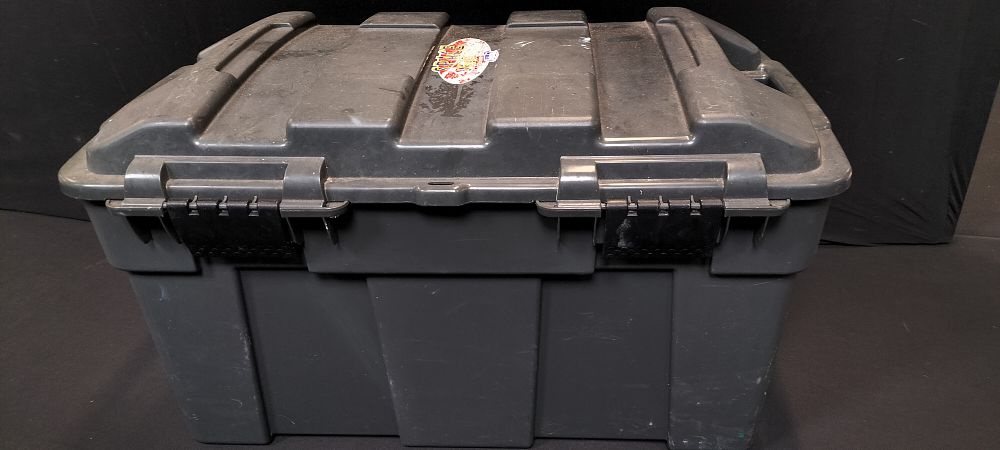 Lot 240: Space Master Storage Box with Lockable Lid