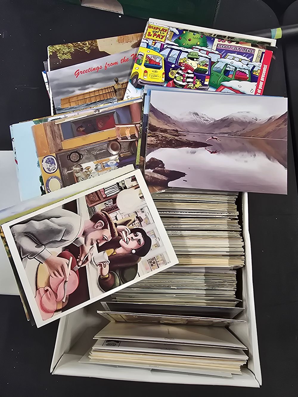 Lot 257: A huge collection of postcards from various years and locations