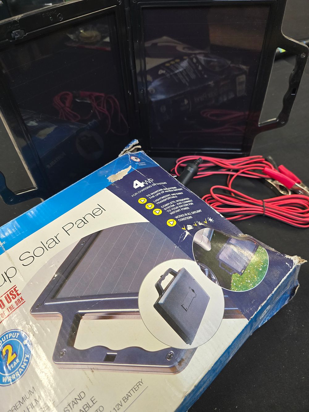 Lot 259: Portable fold up solar panel