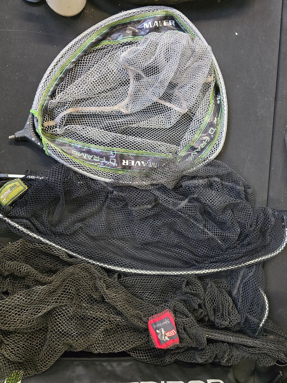 Lot 267: Three fishing keep nets