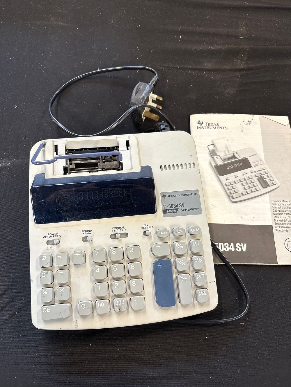 Lot 796: Vintage accounting machine by Texas Instruments