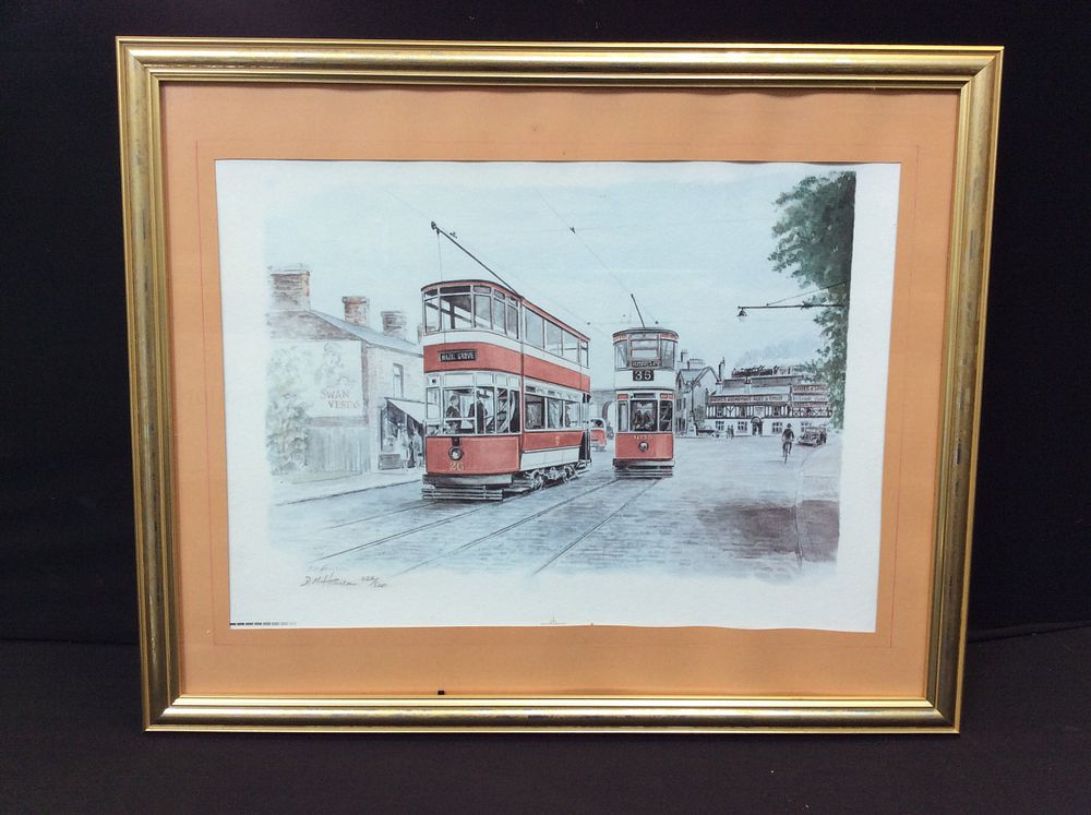Lot 554: Limited Edition Print by D.M.Hanson 426/520. Measures Approx...