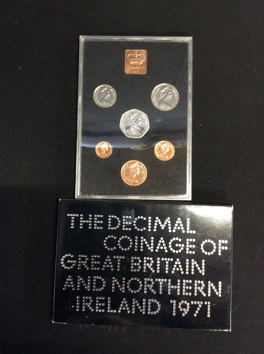 Lot 580: 1971 Encapsulated Set of The Decimal Coinage of...