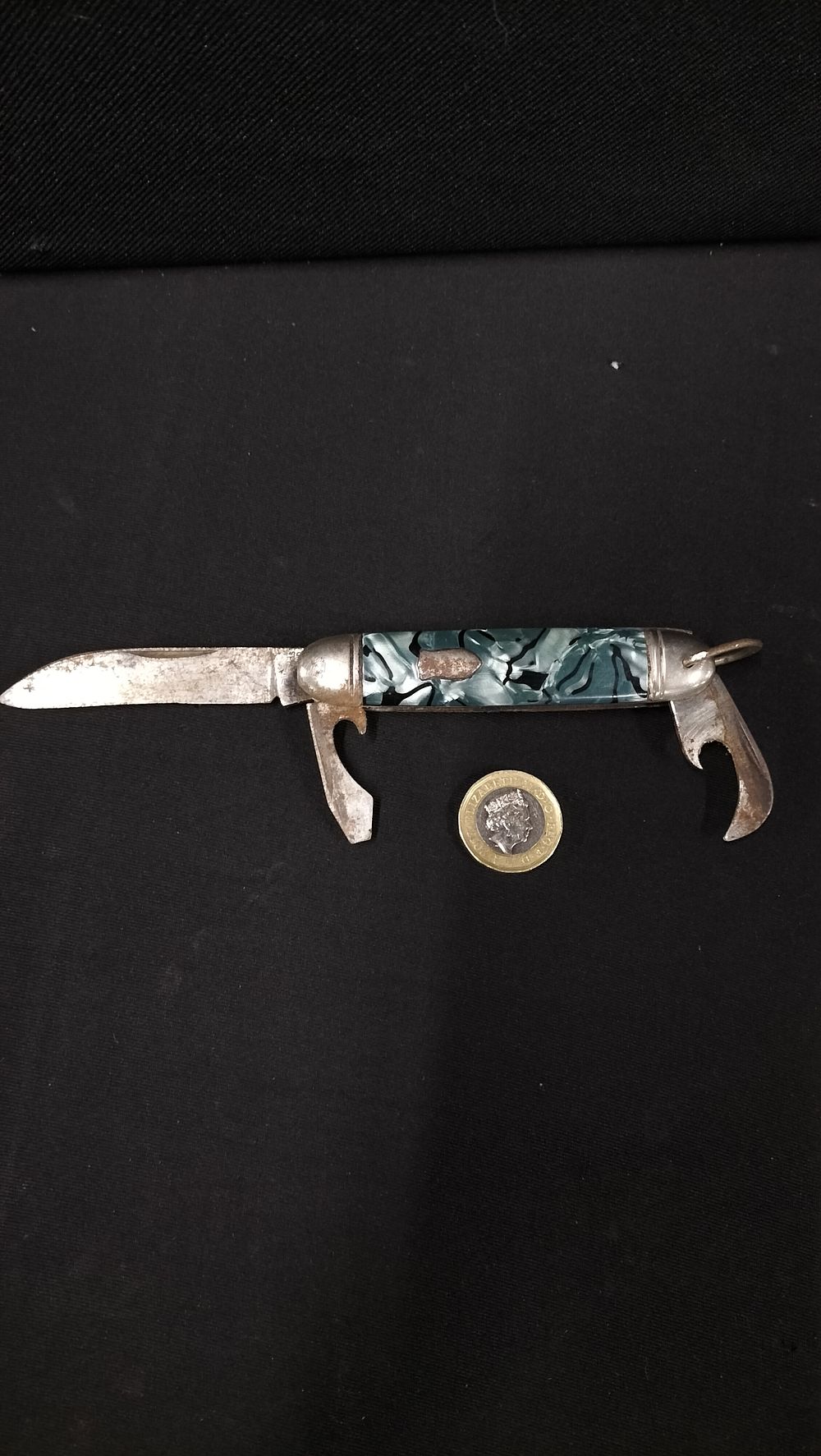 Lot 582: Richards Utility Scout Knife. ID REQUIRED UPON COLLECTION 