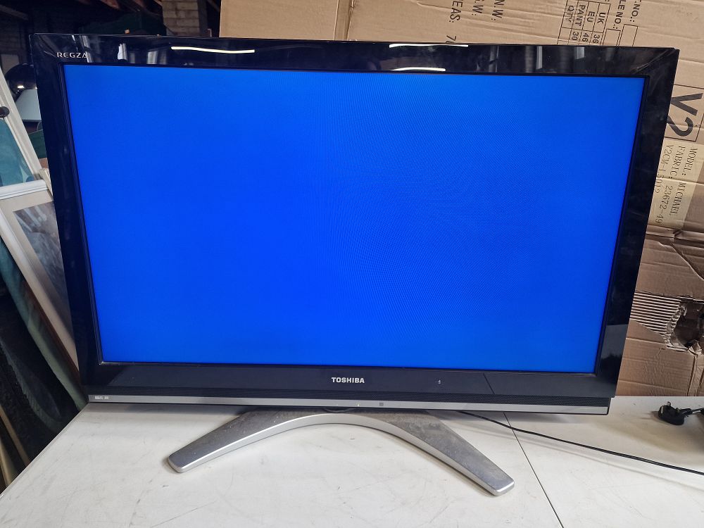 Lot 651: Toshiba 42" LCD TV with Remote COLLECTION ONLY Tested for Power