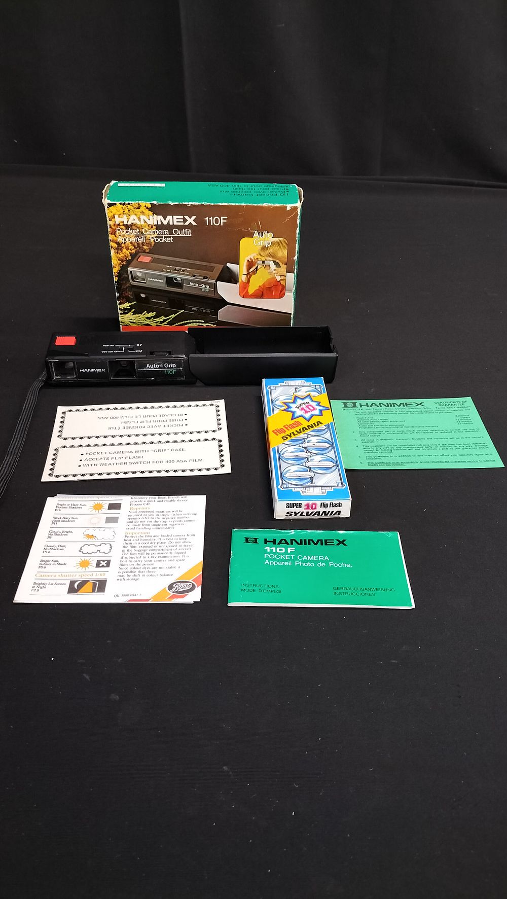 Lot 661: Boxed Hanimex 110 F Pocket Camera Outfit