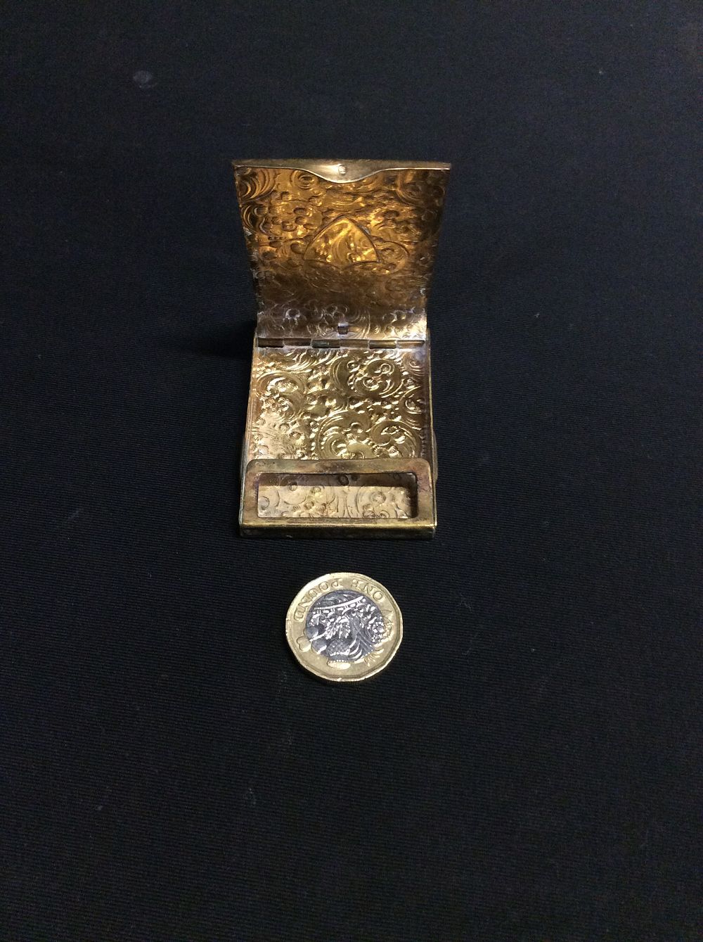 Lot 669: Vintage Brass Holder