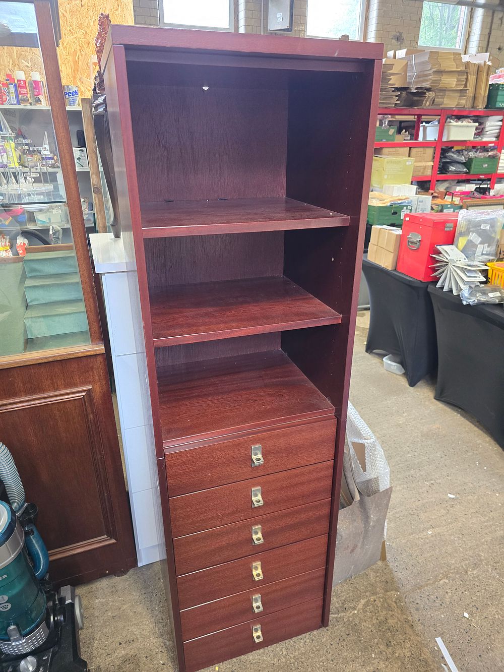 Lot 691: Slim wooden display unit