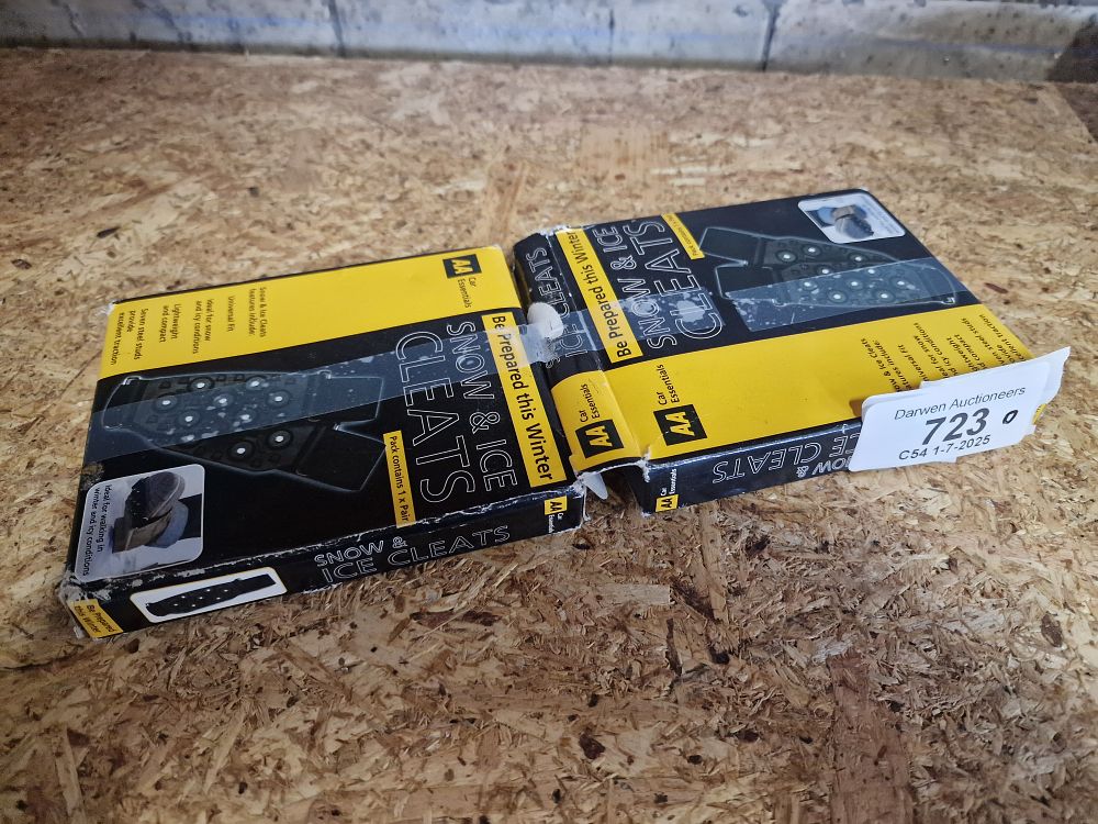 Lot 723: Two Packs of Snow and Ice Cleats