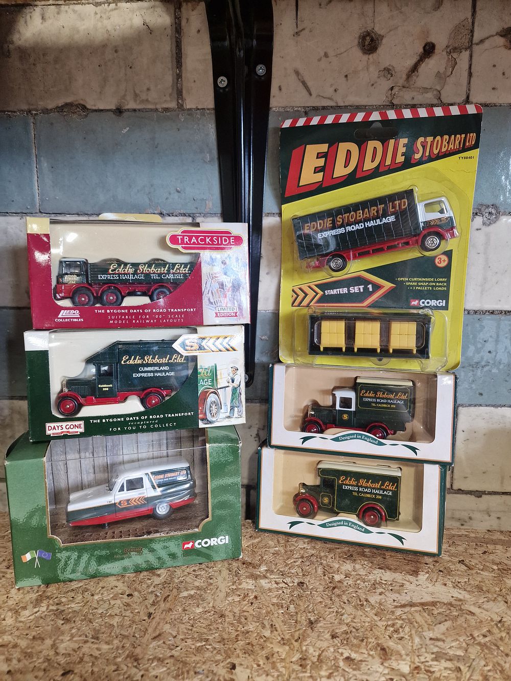 Lot 728: Selection of Eddie Stobart Ltd Toy Vehicles in Boxes