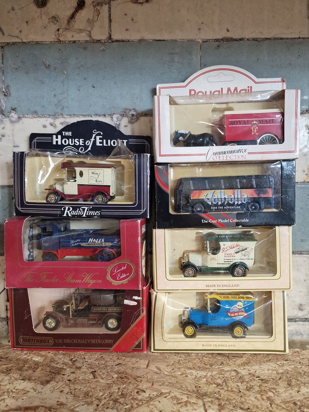 Lot 730: Selection of Toy Vehicles in Boxes inc House of Eliott and Royal Mail