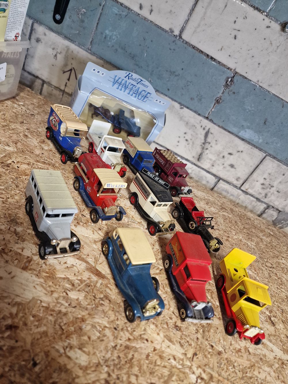 Lot 731: Selection of Toy Vehicles Play Worn inc Steptoe & Son Horse and Cart