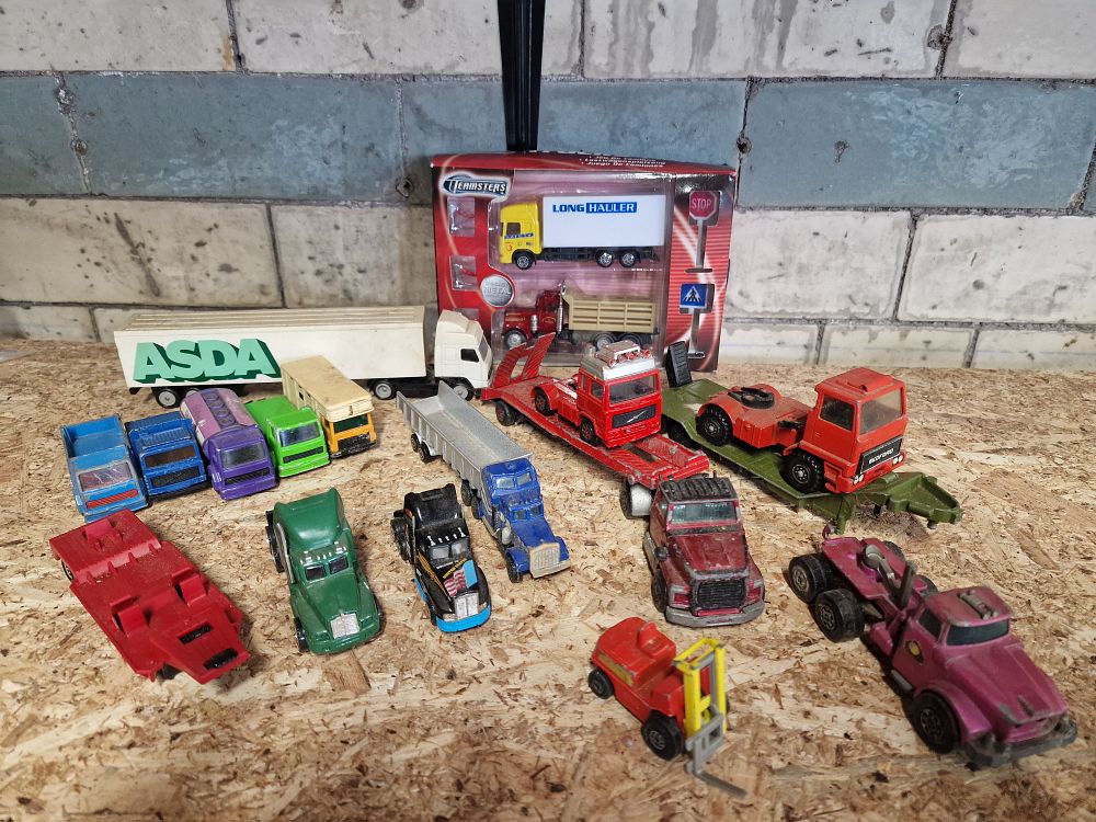 Lot 738: Selection of Toy Trucks Play Worn