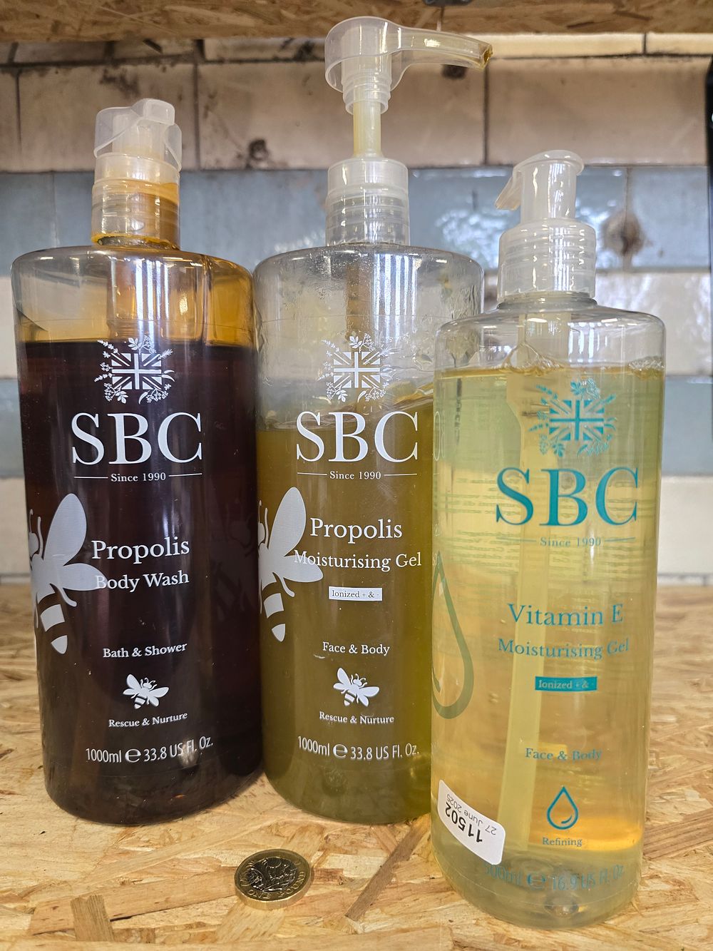 Lot 720: Three SBC cleansing and wash products
