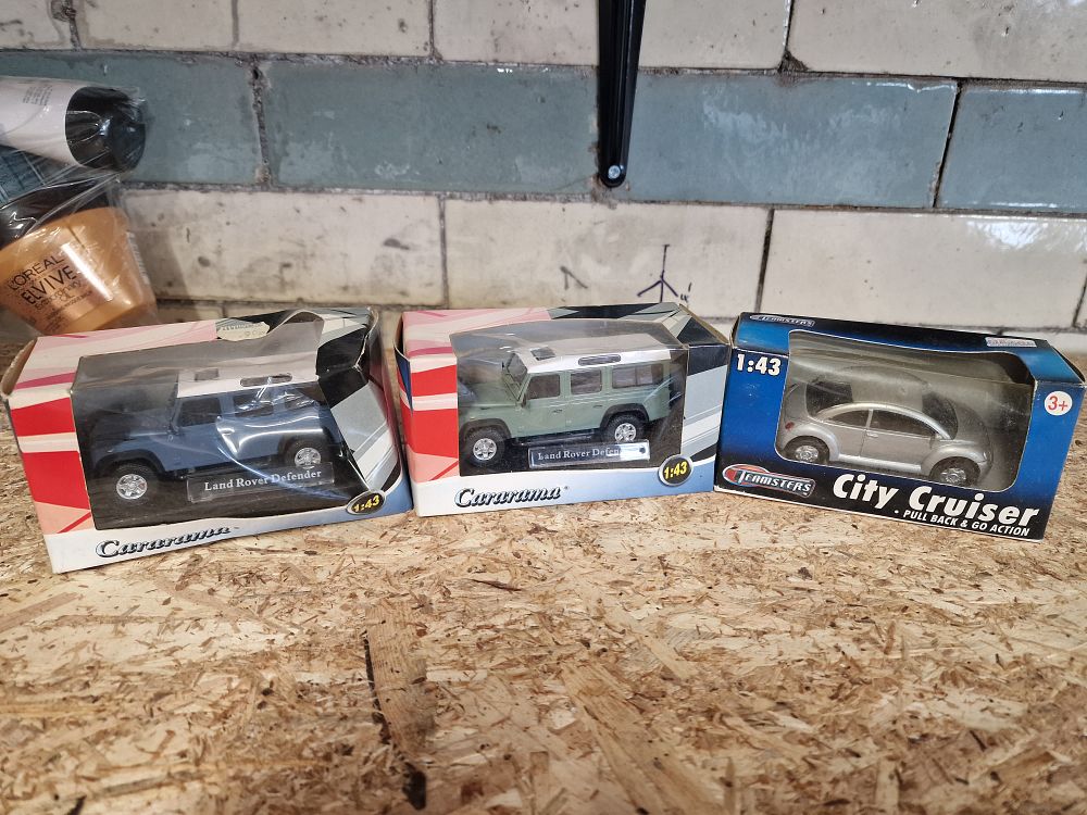 Lot 741: Three 1:43 Scale Toy Vehicles in Boxes