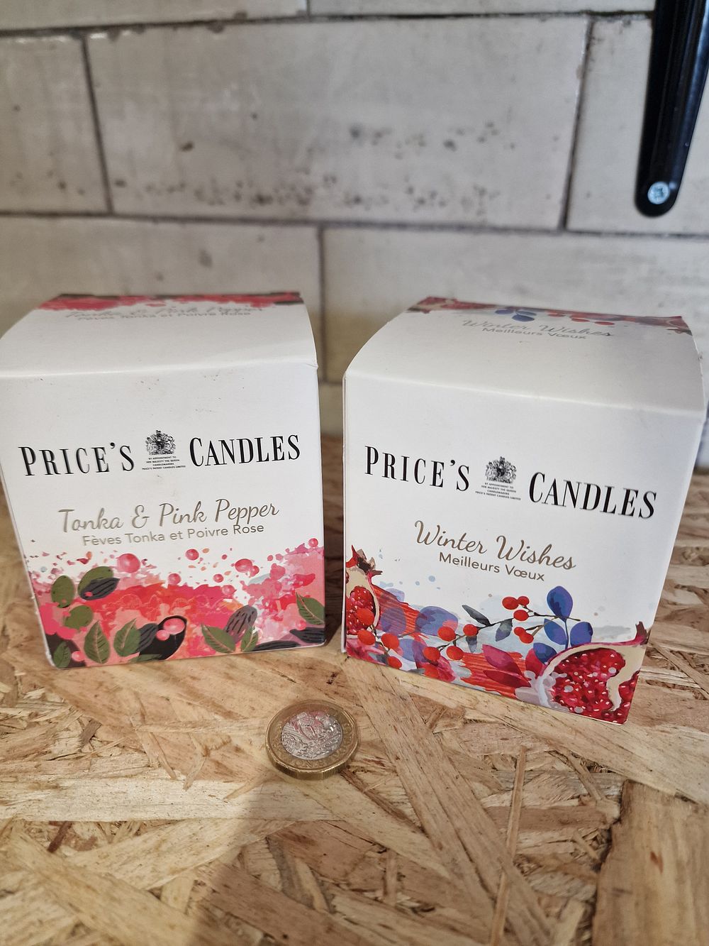 Lot 799: Two new Prices Candles