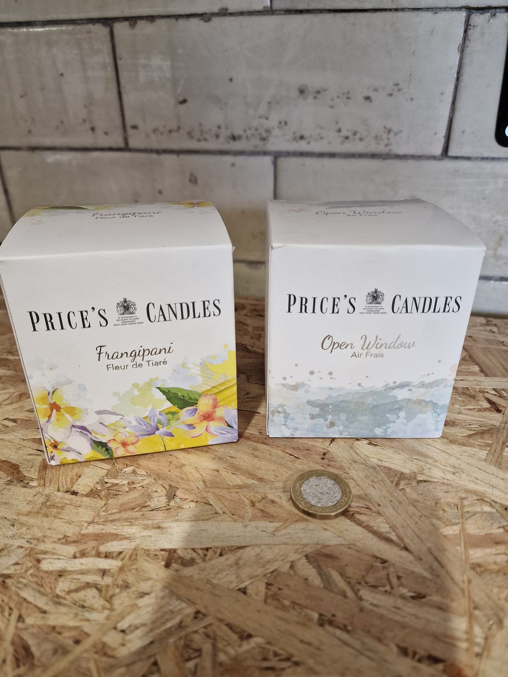 Lot 800: Two brand new Prices Candles