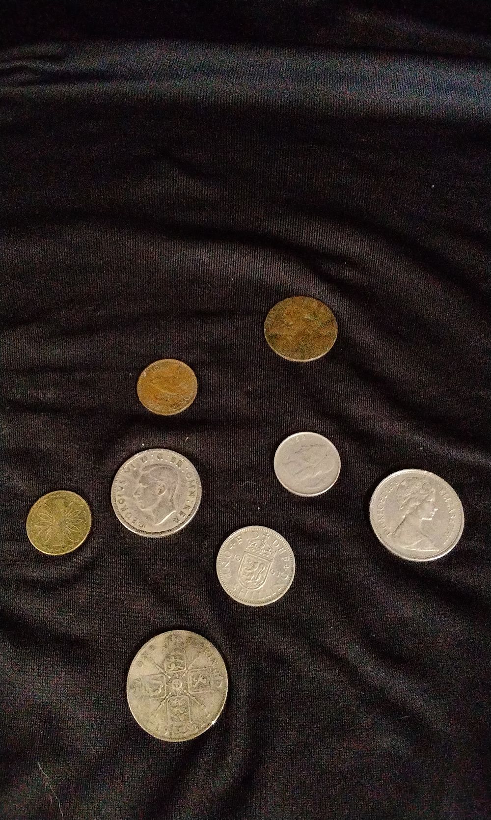 Selection of Various Vintage Coins Including a Silver 1922 Florin