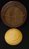 Polish wooden plate with Polish Eagle and a Ornate Dark Wood Circular Picture FrameImage - 1