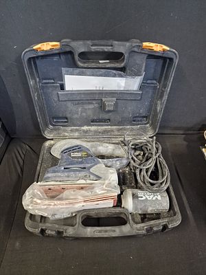 MacAllister 1/3 Sheet Sander in Case. Tested for Power