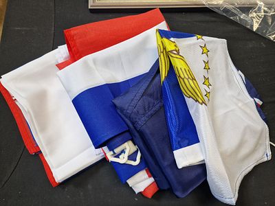 x6 Countries Flags Biggest are 150x90cm. Croatia, Japan, Switzerland, Greece, New Zealand and Azores