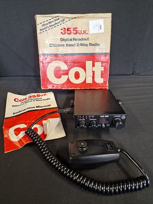 Vintage Colt 355 CB Radio. Untested