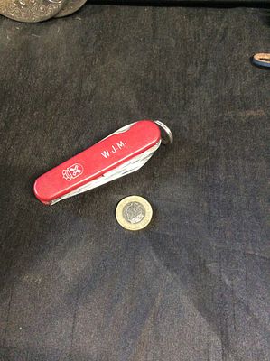 Red Swiss Army pocket knife. Vintage Victorinox 91mm
WJM were a Scottish solicitors firm
In
