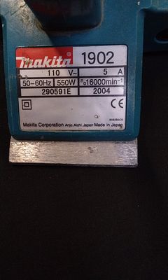 110V Makita 1902 Electric Planer. Untested.