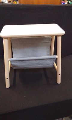 IKEA Vilto Storage Stool. Measures Approx H5 x W48 x D29. 5 cm with Polyester Storage