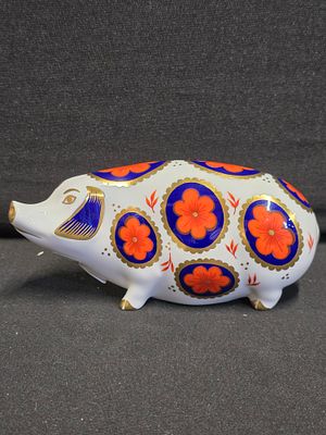 Lot 332 - Royal Crown Derby Imari Pig paperweight, s | Darwen