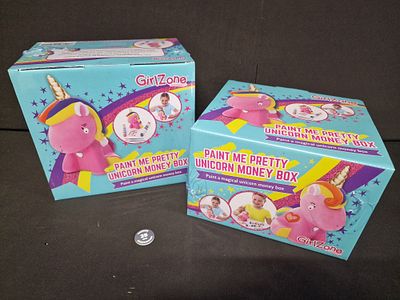 Girlzone Paint Me Pretty Unicorn Money Box Kit. Brand New. A fun way to save pocket money! Save