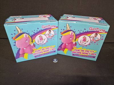 Girlzone Paint Me Pretty Unicorn Money Box Kit. Brand New. A fun way to save pocket money! Save