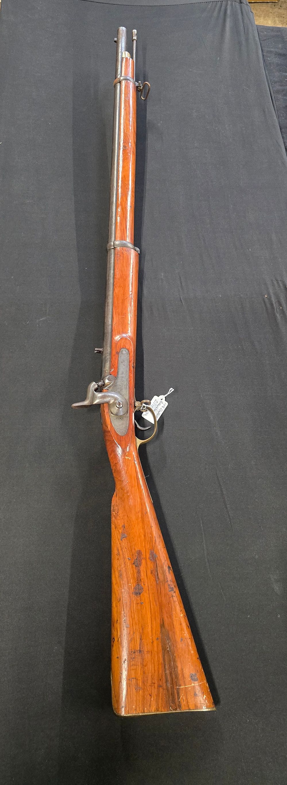 Lot 173: 19th Century percussion riffle stock 1194