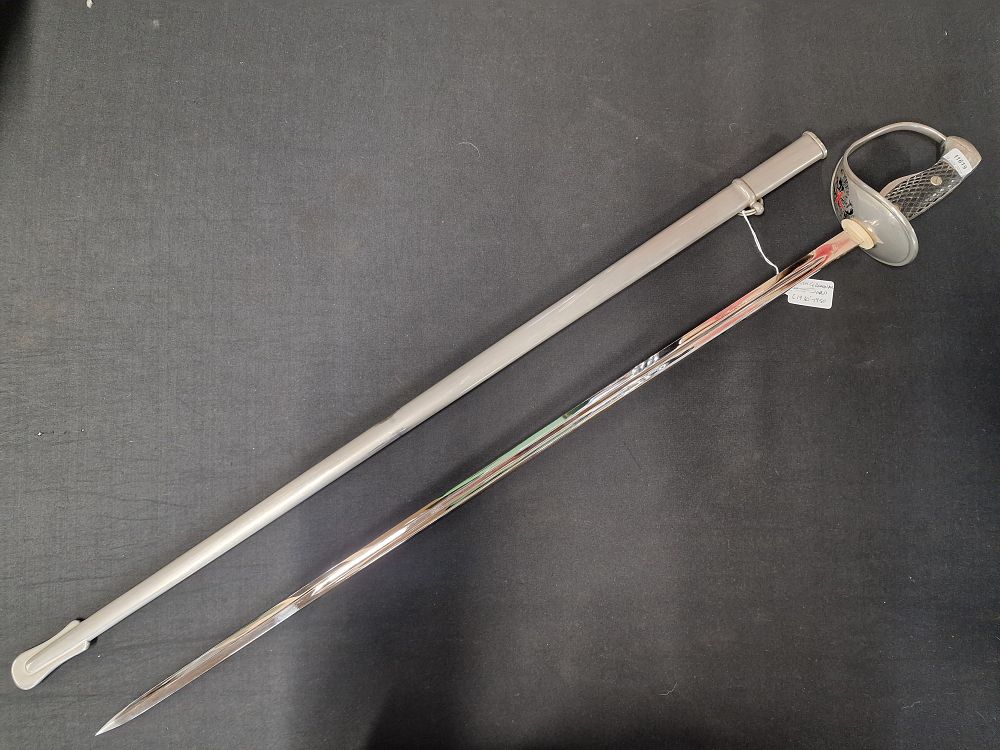 Lot 175: Vintage Spanish Ceremonial Dress Sword by Toledo Spain